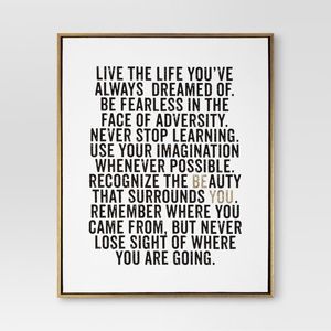 Target framed canvas art- sold out